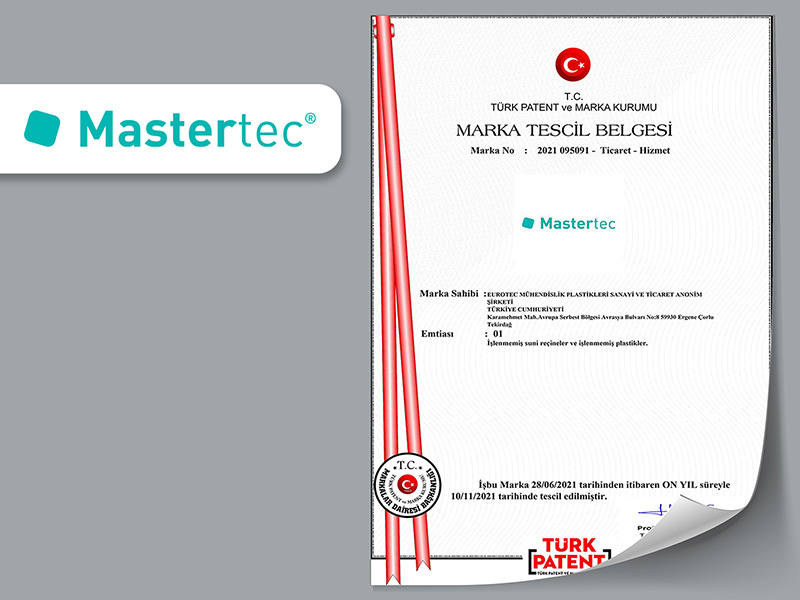 Mastertec becomes one of the registered trademarks of eurotec!